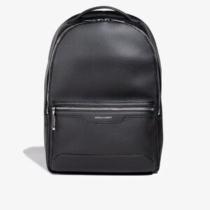 Black Leather Backpack